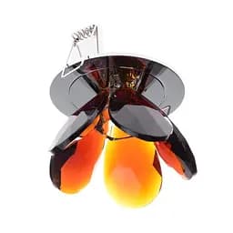 Світильник точковий Brille декоративний HDL-G40 CHR/brown 162223