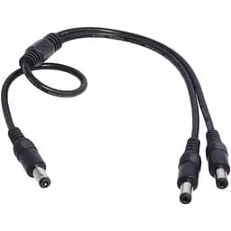 Разветвитель питания кабель для роутера DC (Male) — 2xDC (Male) splitter 1х2 Voltronic 5.5х2.5мм