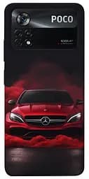 Чохол Demsky Red Mercedes для Xiaomi Poco X4 Pro 5G