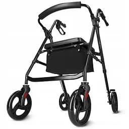 Роллер для ходьбы 4FIZJO складной, с сумкой Black (P-5905973406475)