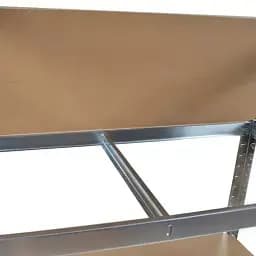 Стелаж металевий Malatec 23768 180x90x40 см, 5 поліць, 875 кг, для гаража - мініатюра 8