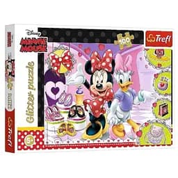 Пазл Trefl глітерний Мишка Мінні Мінні Маус 100 ел. (14820)