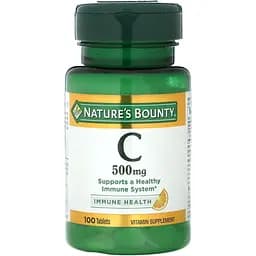 Вітамін C Nature's Bounty 500 мг 100 пігулок