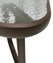 Стіл садовий Kontrast Majorka brown 120 x 70 x 70 см - мініатюра 2
