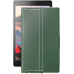 Чохол StatusCASE з екошкіри для планшету Lenovo Tab 3 Plus TB-8703X Темно-зелений