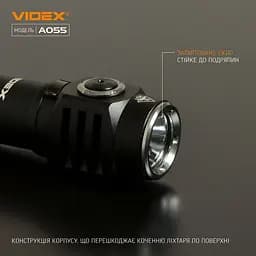 Портативний світлодіодний ліхтарик Videx VLF-A055 600 Lm 5700 K (VLF-A055) - мініатюра 3