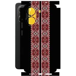 Защитная пленка StatusSKIN для Xiaomi Poco X7 Pro Корпус Винил Вышиванка 3