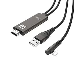 Кабель адаптер Hoco UA14 HDMI to Lightning підтримка Full-HD 1080p