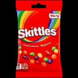 Драже Skittles Bag Фрукти 95 г (788405)