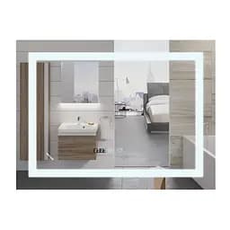 Дзеркало Mixxus Warm MR02-90x70-CASE (LED Touch, годинник, антизапотівання, димер, регулювання яскравості) MI6674