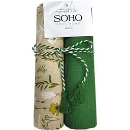 Набір кухонних рушників Soho Flowers 40x60 см 2 шт. (BS 45514A)