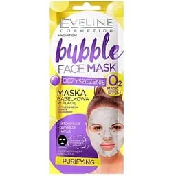 Маска для обличчя пухирцева Eveline Bubble Face Mask 1 шт. (5901761986310)