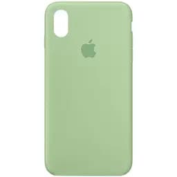 Чохол Epik Silicone Case Full Protective AA для Apple iPhone XS Max 6.5 Зелений/Pistachio