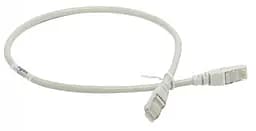 Патч-корд CAT 5e F-UTP 0.5м AWG 26 PVC сірий Legrand teh0018340