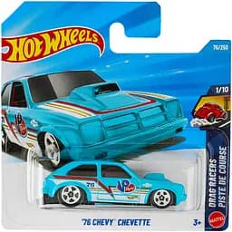 Базовая машинка Hot Wheels Drag Racers '76 Chevy Chevette голубая (5785) JJJ40-N521
