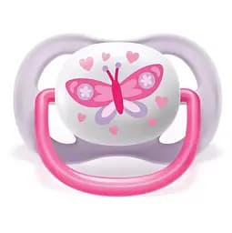 Пустушка Philips Avent Ultra Air I love для дівчинки, 0-6 місяців, 2 шт. (SCF080/02) - мініатюра 3