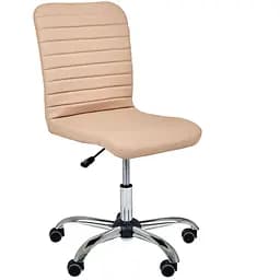 Кресло Rumba-Home Хром Кожзам бежевый