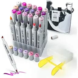 Спиртові маркери Arrtx OROS ASM-03PL 24 кольорів, фіолетові відтінки