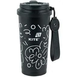 Термокружка Kite 550 мл, чорна (K25-1226-1)