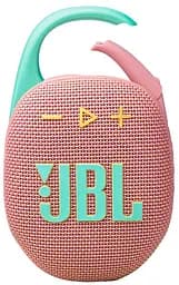 Портативна акустика JBL Clip 5 Pink (JBLCLIP5PINK) (6980786)