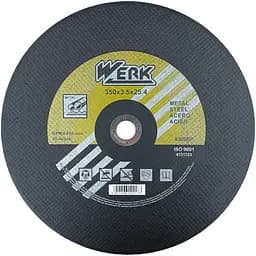 Круг відрізний по металу Werk 350х3.5х25.4 мм WE201121/4131723 (34843)