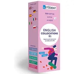 Настольная игра English Student Карточки для изучения английского языка English Student Collocations В1 (укр.) (591226001)