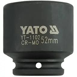Головка торцева ударна 6-гранна Yato квадрат 3/4" М= 52 мм L= 72 мм (YT-1102)