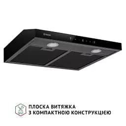 Витяжка плоска Perfelli RINCI 6CWB NERO - мініатюра 2