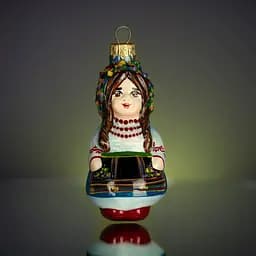 Ялинкова прикраса Різдвяні історії Подоляночка скло (4820001154849) - мініатюра 4