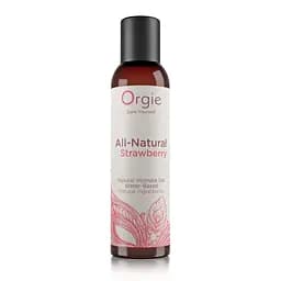 Лубрикант на водній основі зі смаком полуниці Orgie All Natural Strawberry, 150 мл