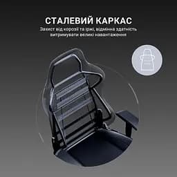 Ігрове крісло Anda Seat Luna Pro Gray Fabric Size L (AD18T-44-G-F) - мініатюра 12