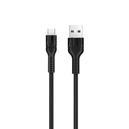 Кабель Hoco U31 USB to MicroUSB 1,2 м черный
