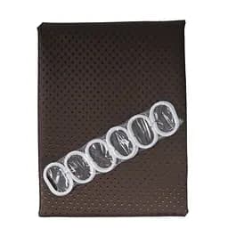 Шторка для ванної кімнати Eco Fabric Піка 180*180 см коричневий (EF-1801-BR) - мініатюра 2