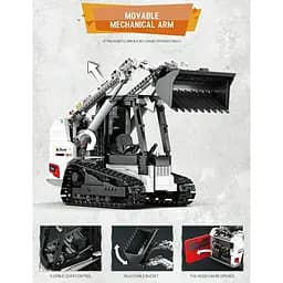 Конструктор Reobrix Mechanical Міні-навантажувач з пультом (22004) [160327] - мініатюра 10