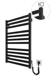 Электрический полотенцесушитель HF Oxford 770x530 black matte 6.1.0201.06.BM, Черный матовый, универсальное (коннектор), Электронный