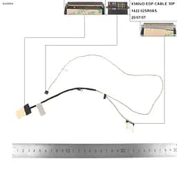 Шлейф матриці для Asus M580 N580 NX580 X580 series, (eDP 30pin, 1422-02SR0AS)