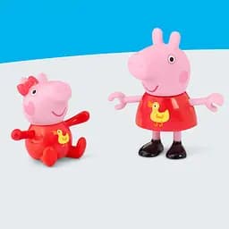 Ігровий набір PEPPA FIGURINES серії "Моменти з Пеппою" – СЕСТРИЧКИ НА ПРОГУЛЯНЦІ Peppa Pig G0528 - мініатюра 4