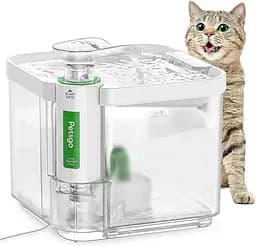 Ультратихий фонтан Petiigo Cat Water Fountain 85 унцій для хатніх тварин, поїльник для тварин