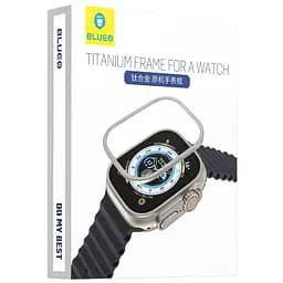 Захисна рамка BlueO Titanium Frame для Apple Watch Ultra 1/2/3 49mm Natural Titanium - мініатюра 3