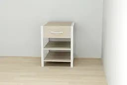 Тумба універсальна Ferrum-decor Вів'єн 1/2 50x41x40 білий ДСП Дуб Сонома 16мм (FRD-104130)