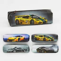 Пенал D 35190 универсальный на молнии "Машинка" Микс