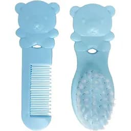 Набор детский MegaZayka Мишка: расческа и щетка MGZ-0711 Blue