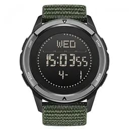 Чоловічий наручний тактичний годинник North Edge Alps з компасом (Зелений)