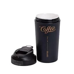 Термочашка Coffee 480 мл з керамічною колбою, чорний Yiwu HP-14-14B - мініатюра 4