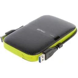 Внешний жесткий диск Silicon Power Armor A60 1 TB (SP010TBPHDA60S3K) черно-зеленый