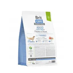 Сухий корм Brit Care Dog Sustainable Adult Large Breed для собак великих порід, з куркою та комахами, 3 кг - мініатюра 10