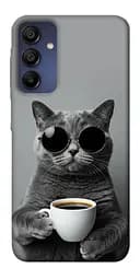 Чохол Demsky Grey cat coffee для Samsung Galaxy A15 4G/5G