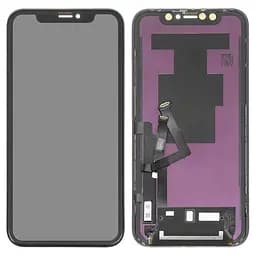 Дисплей для Apple iPhone XR з чорним тачскрином