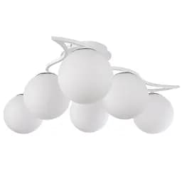 Люстра Brille потолочная молекула в спальню E27 60W WH (BL-318S/6)