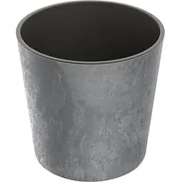 Горщик для квітів Prosperplast Urbi Round Beton Effect 2 в 1 з вкладкою 17 л маренго мармуровий (88410-425)